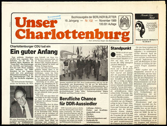 Unser Charlottenburg, 19. Jg. (November 1989) Nr. 132