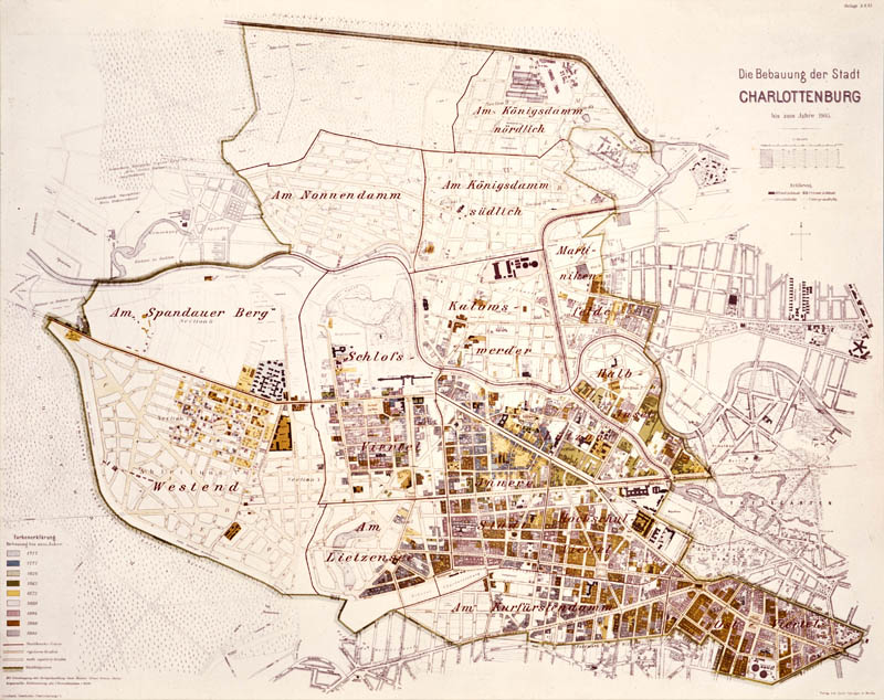 Bebauungsplan der Stadt Charlottenburg bis zum Jahre 1905