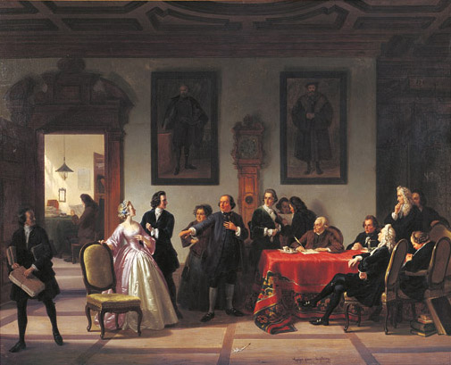 Johann Wilhelm Rudolf Geyer, Die Testamentseröffnung, 1830-1850